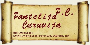Pantelija Ćuruvija vizit kartica